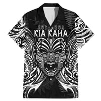 New Zealand Rugby Family Matching Mermaid Dress and Hawaiian Shirt 2023 World Cup Aotearoa Create History LT7 Dad's Shirt - Short Sleeve Black - Polynesian Pride