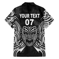 New Zealand Rugby Family Matching Short Sleeve Bodycon Dress and Hawaiian Shirt 2023 World Cup Aotearoa Create History LT7 - Polynesian Pride