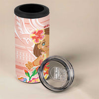 Aloha Hawaii 4 in 1 Can Cooler Tumbler Kawaii Mele Kalikimaka - Pastel Fever