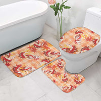 Orange Palaka Hawaii Aloha Bathroom Set Koi Pond Mix Japanese Maple - Polynesian Pride