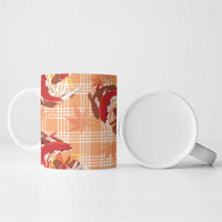 Orange Palaka Hawaii Aloha Ceramic Mug Koi Pond Mix Japanese Maple - Polynesian Pride