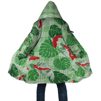 Lime Palaka Hawaii Aloha Cloak Koi Pond Mix Monstera - Polynesian Pride