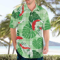 Lime Palaka Hawaii Aloha Hawaiian Shirt Koi Pond Mix Monstera LT7 - Polynesian Pride
