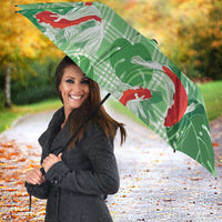 Lime Palaka Hawaii Aloha Umbrella Koi Pond Mix Monstera - Polynesian Pride