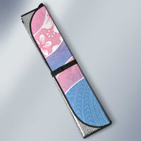 Aloha Hawaii Floral Tapa Auto Sun Shade Patchwork Pastel Candy - Polynesian Pride