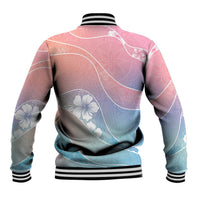 Aloha Hawaii Floral Tapa Baseball Jacket Patchwork Pastel Candy - Polynesian Pride