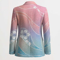 Aloha Hawaii Floral Tapa Blazer Patchwork Pastel Candy - Polynesian Pride
