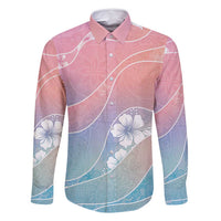 Aloha Hawaii Floral Tapa Family Matching Mermaid Dress and Hawaiian Shirt Patchwork Pastel Candy - Polynesian Pride