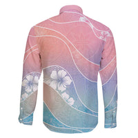 Aloha Hawaii Floral Tapa Family Matching Summer Maxi Dress and Hawaiian Shirt Patchwork Pastel Candy - Polynesian Pride