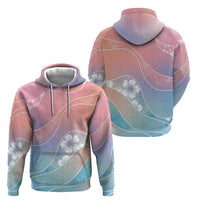 Aloha Hawaii Floral Tapa Hoodie Patchwork Pastel Candy - Polynesian Pride