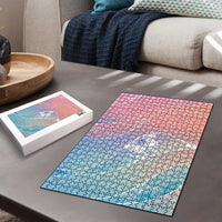 Aloha Hawaii Floral Tapa Puzzle Patchwork Pastel Candy - Polynesian Pride