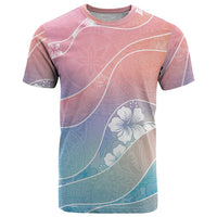 Aloha Hawaii Floral Tapa T Shirt Patchwork Pastel Candy - Polynesian Pride