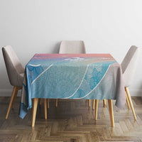 Aloha Hawaii Floral Tapa Tablecloth Patchwork Pastel Candy - Polynesian Pride