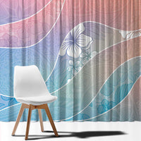 Aloha Hawaii Floral Tapa Window Curtain Patchwork Pastel Candy - Polynesian Pride