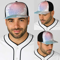 Hawaii Aloha Plumeria Lei Pastel Candy Palaka Baseball Net Cap LT7 - Polynesian Pride