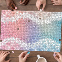 Hawaii Aloha Plumeria Lei Pastel Candy Palaka Puzzle - Polynesian Pride