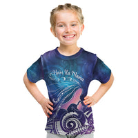 New Zealand Mother's Day Kid T Shirt Maori Hari Ra Mama LT7 Galaxy - Polynesian Pride