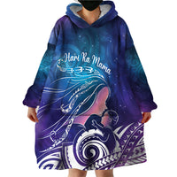 New Zealand Mother's Day Wearable Blanket Hoodie Maori Hari Ra Mama