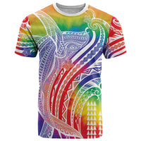 Aloha Pride Rainbow Tie Dye T Shirt Humpback Whale - Love is Love