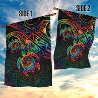 Hawaii Pride Garden Flag Rainbow Swirls LT7 - Polynesian Pride