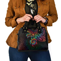 Hawaii Pride Shoulder Handbag Rainbow Swirls
