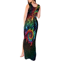 Hawaii Pride Tank Maxi Dress Rainbow Swirls