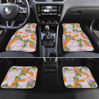 Aloha Festive Hawaii Car Mats Mokihana - Maile and Ilima on Lilac - Polynesian Pride