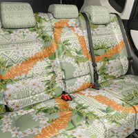 Aloha Festive Hawaii Back Car Seat Cover Mokihana - Maile Leis in Muted Summer LT7 - Polynesian Pride