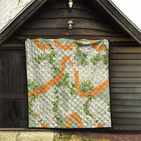 Aloha Festive Hawaii Quilt Mokihana - Maile Leis in Muted Summer - Polynesian Pride