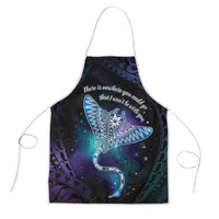 Polynesian Tala Manta Ray Apron Nowhere You Could Go That I Won't Be With You - Polynesian Pride
