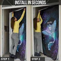 Polynesian Tala Manta Ray Door Cover Nowhere You Could Go That I Won't Be With You - Polynesian Pride