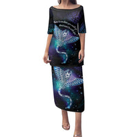 Polynesian Tala Manta Ray Family Matching Puletasi and Hawaiian Shirt Nowhere You Could Go That I Won't Be With You - Polynesian Pride