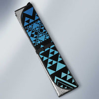 Maori Niho Taniwha Te Wheiao Auto Sun Shade Moana Blue - Polynesian Pride