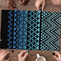 Maori Niho Taniwha Te Wheiao Puzzle Moana Blue - Polynesian Pride