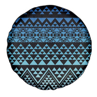 Maori Niho Taniwha Te Wheiao Spare Tire Cover Moana Blue LT7 - Polynesian Pride
