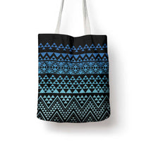 Maori Niho Taniwha Te Wheiao Tote Bag Moana Blue - Polynesian Pride