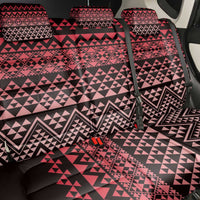 Maori Niho Taniwha Te Wheiao Back Car Seat Cover Terracotta - Polynesian Pride