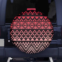 Maori Niho Taniwha Te Wheiao Spare Tire Cover Terracotta LT7 No hole Terracotta - Polynesian Pride