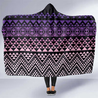 Maori Niho Taniwha Te Wheiao Hooded Blanket Waiporoporo - Polynesian Pride