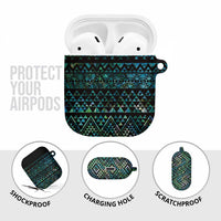 Maori Niho Taniwha Te Wheiao AirPods Case Paua Shell - Polynesian Pride