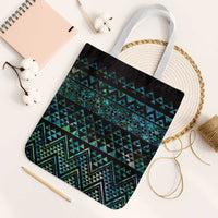 Maori Niho Taniwha Te Wheiao Tote Bag Paua Shell - Polynesian Pride