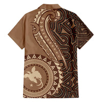 Papua New Guinea Oro Tapa Motif Family Matching Tank Maxi Dress and Hawaiian Shirt Classic LT7 - Polynesian Pride