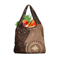 Papua New Guinea Oro Tapa Motif Grocery Bag Classic