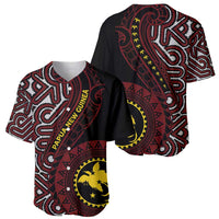 Papua New Guinea Oro Tapa Motif Baseball Jersey Special LT7 - Polynesian Pride