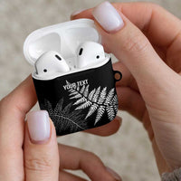 New Zealand Lawn Bowls Personalized AirPods Case Wrap-Around Silver Fern LT7 - Polynesian Pride