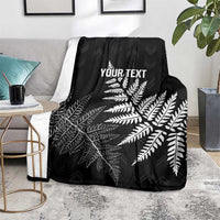 New Zealand Lawn Bowls Personalized Blanket Wrap-Around Silver Fern - Polynesian Pride