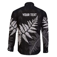 New Zealand Lawn Bowls Personalized Family Matching Long Sleeve Bodycon Dress and Hawaiian Shirt Wrap-Around Silver Fern LT7 - Polynesian Pride