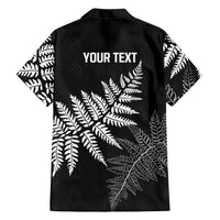 New Zealand Lawn Bowls Personalized Family Matching Mermaid Dress and Hawaiian Shirt Wrap-Around Silver Fern LT7 - Polynesian Pride