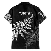 New Zealand Lawn Bowls Personalized Family Matching Tank Maxi Dress and Hawaiian Shirt Wrap-Around Silver Fern LT7 - Polynesian Pride
