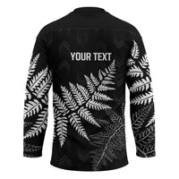 New Zealand Lawn Bowls Personalized Hockey Jersey Wrap-Around Silver Fern LT7 - Polynesian Pride